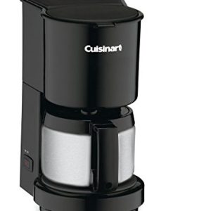 Cuisinart DCC-450BK 4-Cup Coffeemaker with Stainless-Steel Carafe, Black