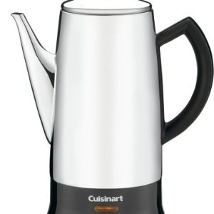 Cuisinart PRC-12 Classic 12-Cup Stainless-Steel Percolator, Black/Stainless