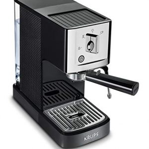 KRUPS XP344C51 Professional Coffee Maker Calvi Steam and Pump Compact Espresso Machine, 1-Liter, Black